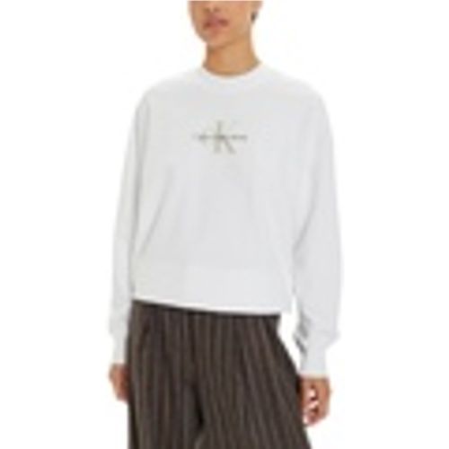 Felpa TEXTURED MONOLOGO CR J20J224177 - Calvin Klein Jeans - Modalova