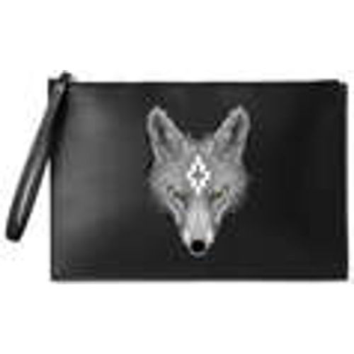 Borsa Shopping County of Milan pochette in pelle con lupo - Marcelo Burlon County Of Milan - Modalova