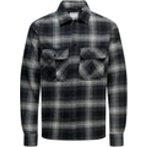 Camicia a maniche lunghe ONSCEDRIC LIFE CHECK OVERSHIRT NOOS 22030843 - Only & Sons - Modalova