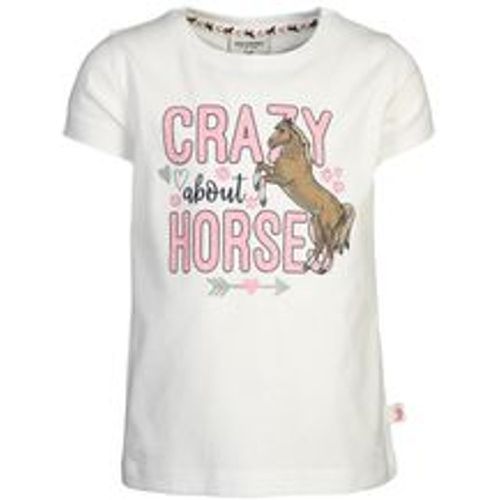 T-Shirt CRAZY ABOUT HORSES in white, Gr.92/98 - SALT & PEPPER - Modalova