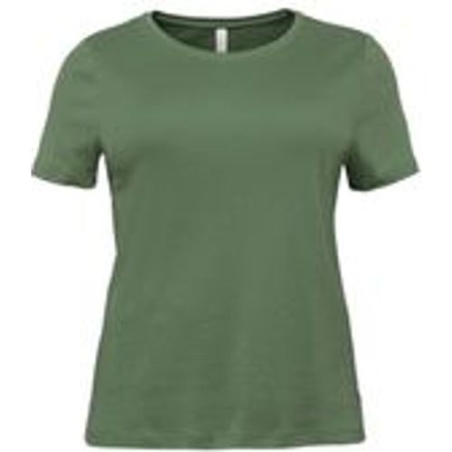Große Größen: T-Shirt mit rundem Ausschnitt, khaki, Gr.48/50 - sheego - Modalova