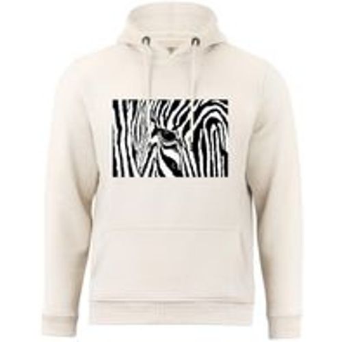 Cotton Prime® Kapuzensweatshirt Black & White Zebra Eye - Fashion24 DE - Modalova
