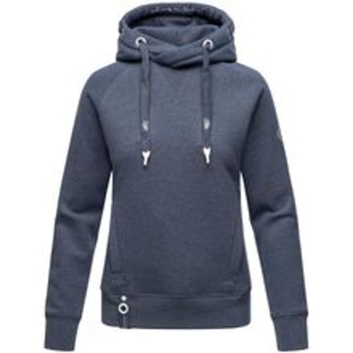 Damen Kapuzensweatshirt Hoodie mit Kapuze & Breiten Tunnelzugkordeln Liebesmäuschen - Navahoo - Modalova