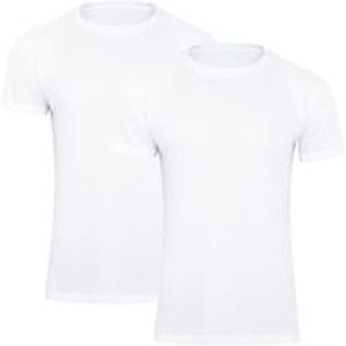 Paolo Renzo® Rundhals T-Shirt 4 Stück - Größe 3XL - Weiß - Fashion24 DE - Modalova