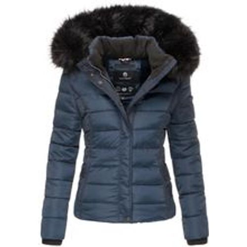 Damen Steppjacke Hochwertige Winterjacke Mit Voluminöser Kunstpelz-Kapuze Miamor - Navahoo - Modalova