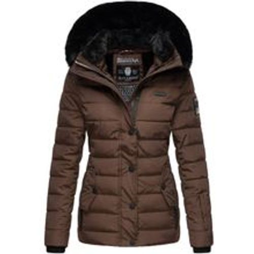 Damen Warme Steppjacke Winterjacke mit weicher Kunstfell-Kapuze Milianaa - Navahoo - Modalova