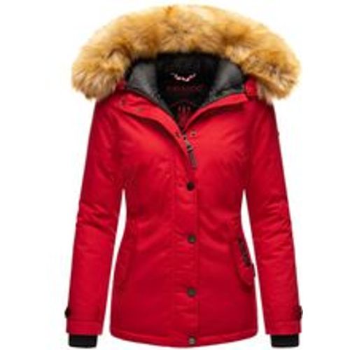 Damen Warmer Winterjacke Parka mit Kunstfell-Kapuze Laura - Navahoo - Modalova