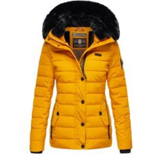 Damen Warme Steppjacke Winterjacke mit weicher Kunstfell-Kapuze Milianaa - Navahoo - Modalova