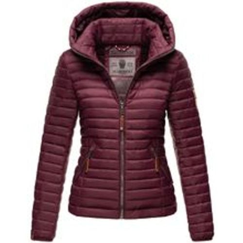 Damen Stylische Steppjacke Übergangsjacke mit abnehmbarer Kapuze Löwenbaby - Marikoo - Modalova