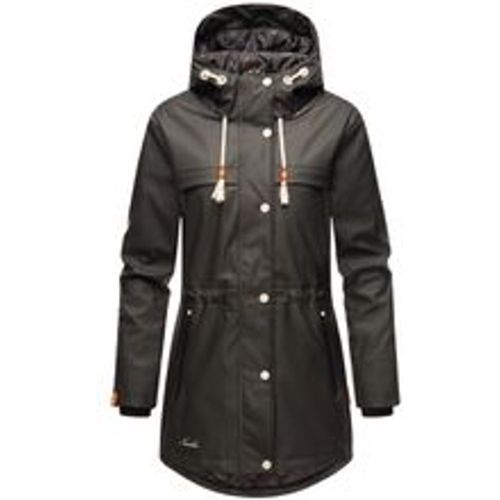 Damen modischer Regen Jacke Outdoor Regenmantel Regenparka Wasserdicht Gefüttert Rainy Forest - Navahoo - Modalova