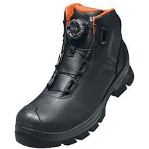 Macsole® Stiefel S3 schwarz, orange Weite 11 Gr. 46 - Schwarz - Uvex - Modalova
