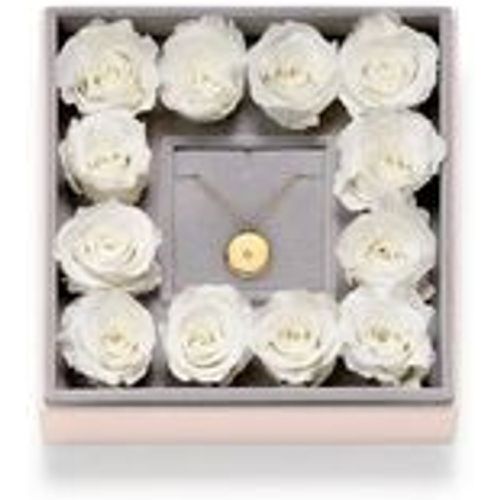 Geschenkset "Medaillon Rosebox" Messing, 18K vergoldet - Paul Valentine - Modalova