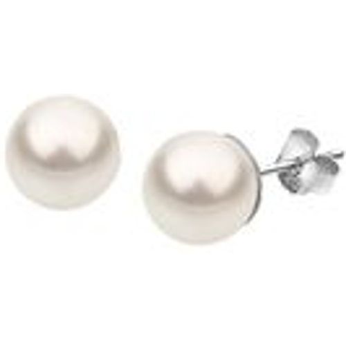 Ohrringe Basic Synthetische Perle 925 Silber (Farbe: ) - NENALINA - Modalova