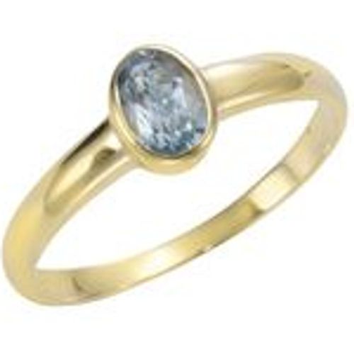 F Ring 333/- Gold Blautopas beh. blau Glänzend (Größe: 052 (16,6)) - Fashion24 DE - Modalova