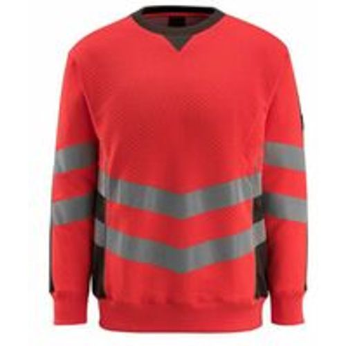 Warnsweatshirt safe supreme Wigton Gr. 5XL hi-vis rot/dunkelanthrazit - Mascot - Modalova