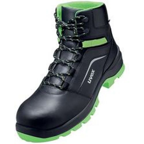 Xenova® Stiefel S2 schwarz, grün Weite 11 Gr. 45 - Schwarz - Uvex - Modalova