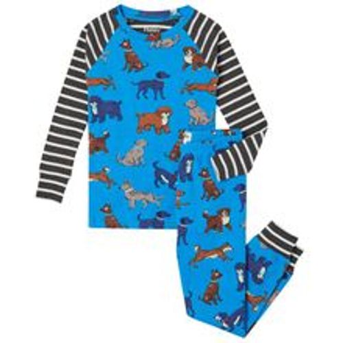 Schlafanzug lang PLAYFUL PUPPIES in blue, Gr.104 - Hatley - Modalova