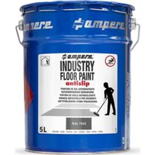Bodenmarkierungsfarbe Industry Floor Paint antislip®, Inhalt 5 l - Ampere - Modalova