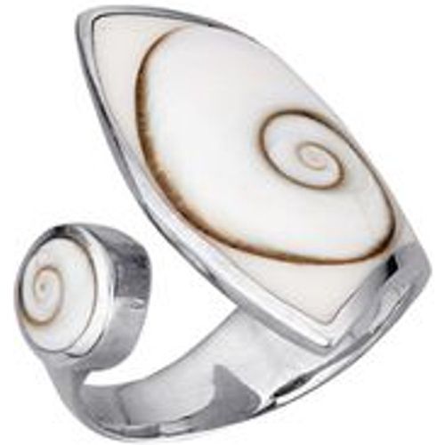 Zeeme Pearls Ring 925/- Sterling Silber Muschel Glänzend (Größe: 052 (16,6)) - Fashion24 DE - Modalova