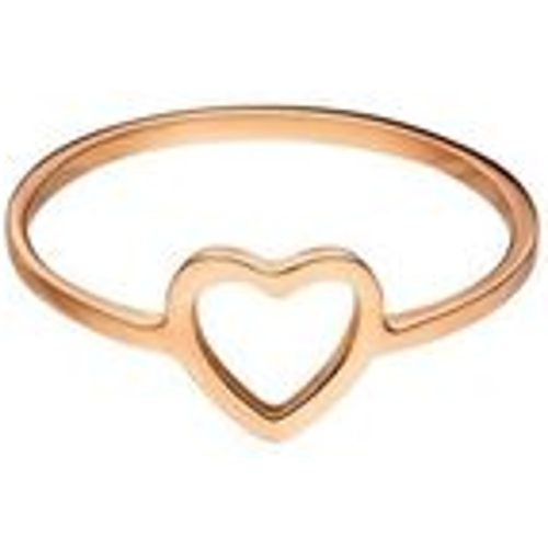 Ring "Heart Ring" Edelstahl (Farbe & Größe: rosegold, 52) - Paul Valentine - Modalova
