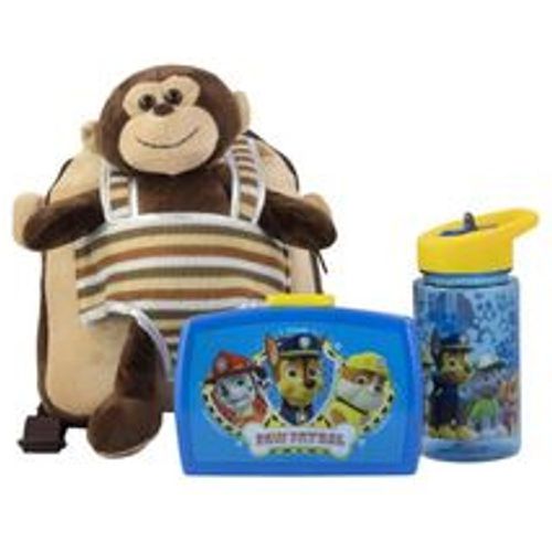 Plüschrucksack Max Monkey Boy mit Brotdose und Trinkflasche - Fashion24 DE - Modalova