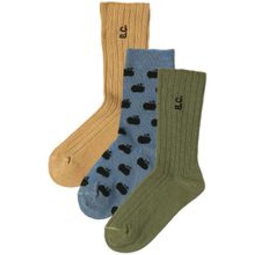 Bobo Choses - Socken ÄPFEL 3er-Pack in dried herb, Gr.32-34 - Fashion24 DE - Modalova