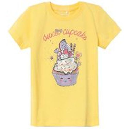 T-Shirt NMFDINAS SWEET CUPCAKE in yarrow, Gr.104 - name it - Modalova