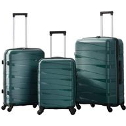 TOPTEX Kofferset 3-teilig Grün aus Polypropylen - Fashion24 DE - Modalova