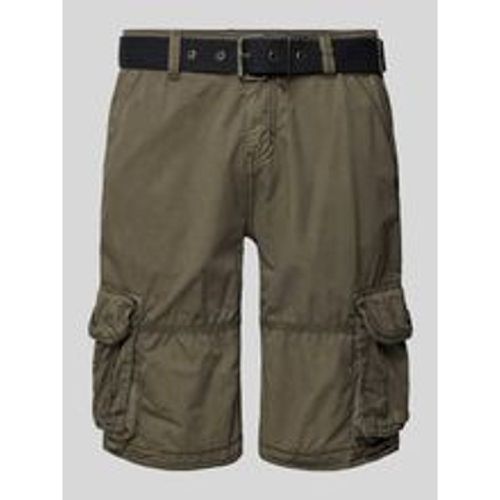 Regular Fit Cargoshorts mit Stoffgürtel Modell 'DURRAS' - Cars Jeans - Modalova