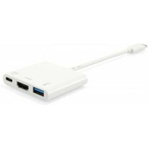 USB-C St - HDMI-/USB-A-Bu PD-Adapter 0.15cm weiß (133461) - equip - Modalova