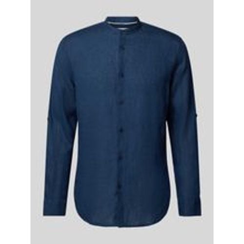 Regular Fit Leinenhemd mit Stehkragen Modell 'KYLIAN' - Selected Homme - Modalova