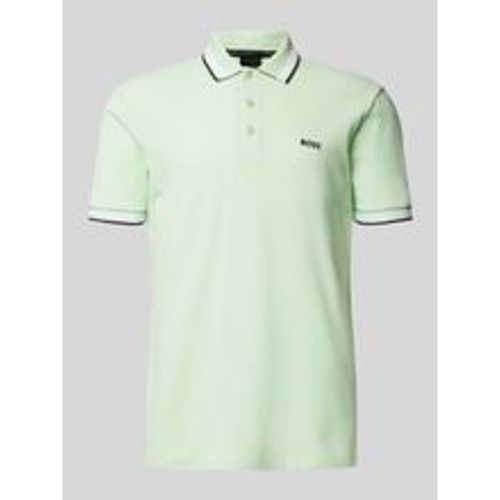 Regular Fit Poloshirt mit Label-Stitching Modell 'PADDY' - BOSS Green - Modalova