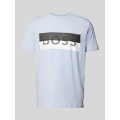 T-Shirt mit Label-Print - BOSS Green - Modalova