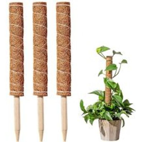 Set mit 3 Pflanzstab Kokosstab 40cm Verlängerbar Pflanzenstütze für Haus Garten Pflanzenunterstützung - Fashion24 DE - Modalova