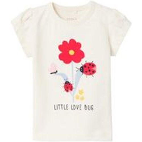T-Shirt NBFFOSSA LITTLE LOVE BUG in jet stream, Gr.56 - name it - Modalova