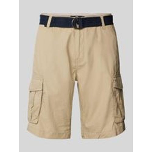 Regular Fit Cargoshorts mit Gürtel - Petrol - Modalova