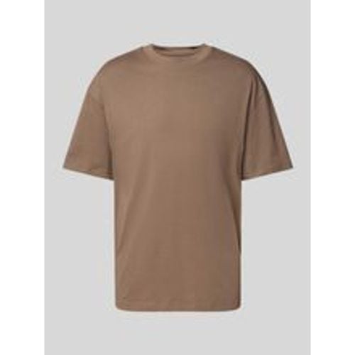 T-Shirt mit geripptem Rundhalsausschnitt Modell 'BRADLEY' - jack & jones - Modalova