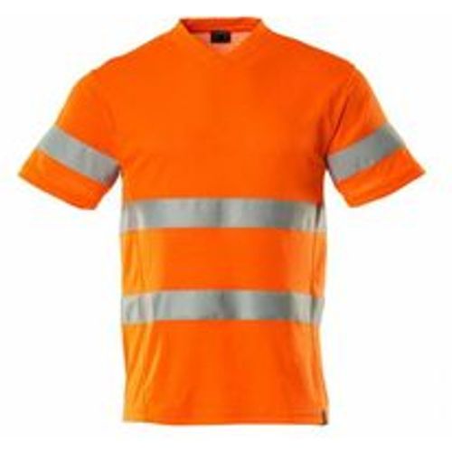 T-Shirt, V-Ausschnitt, moderne Passform T-shirt Gr. s, hi-vis orange - Mascot - Modalova