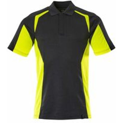 Polo-Shirt, moderne Passform Polo-shirt Gr. xs, schwarz/hi-vis gelb - Mascot - Modalova