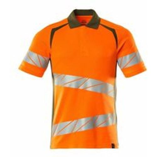 Polo-Shirt, moderne Passform Polo-shirt Gr. m one, hi-vis orange/moosgrün - Mascot - Modalova