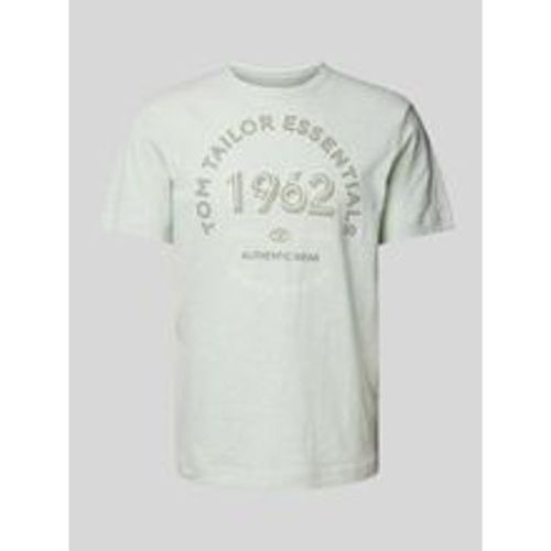 T-Shirt mit Label-Print - Tom Tailor - Modalova