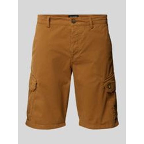 Regular FIt Cargoshorts mit Logo-Stitching Modell 'WEMBLEY' - Lyle & Scott - Modalova