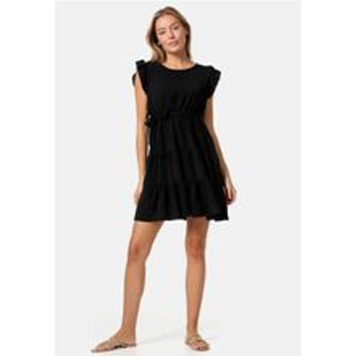 PM SELECTED Damen Minikleid Sommerkleid Midi Kleid mit Rüschen in Einheitsgröße PM27 - Fashion24 DE - Modalova