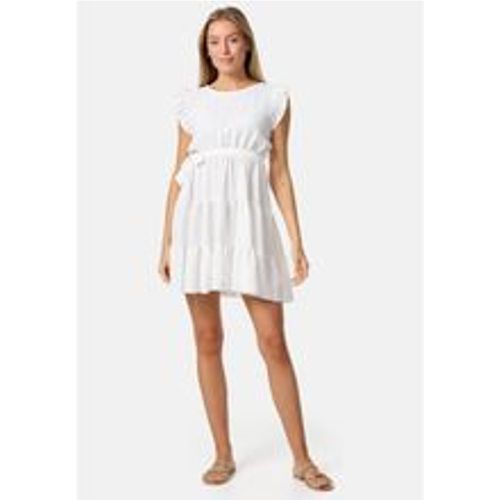 PM SELECTED Damen Minikleid Sommerkleid Midi Kleid mit Rüschen in Einheitsgröße PM27 - Fashion24 DE - Modalova