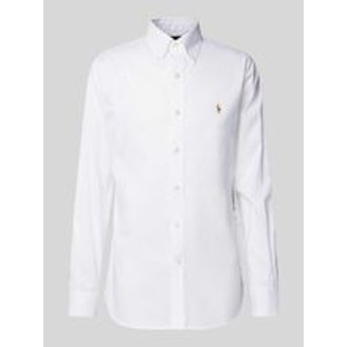 Slim Fit Business-Hemd mit Label-Stitching - Polo Ralph Lauren - Modalova