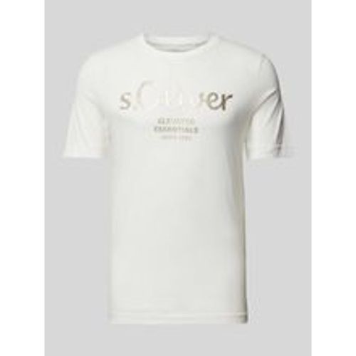 T-Shirt mit Rundhalsausschnitt - s.Oliver RED LABEL - Modalova