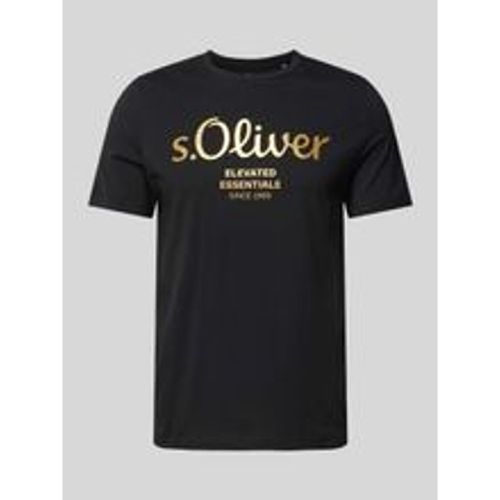 T-Shirt mit Rundhalsausschnitt - s.Oliver RED LABEL - Modalova