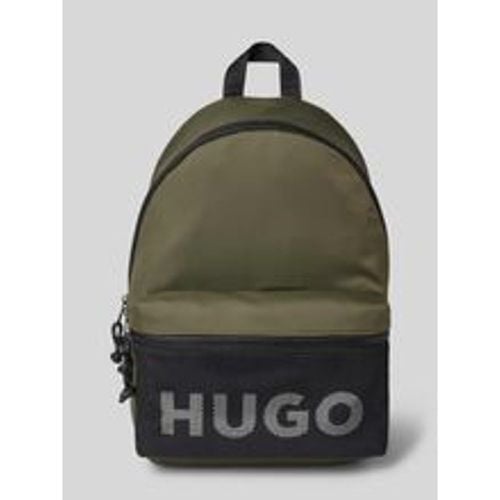 Rucksack mit Label-Print Modell 'HANS' - HUGO - Modalova