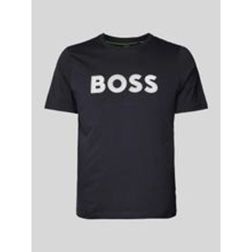 T-Shirt mit Label-Print - BOSS Green - Modalova