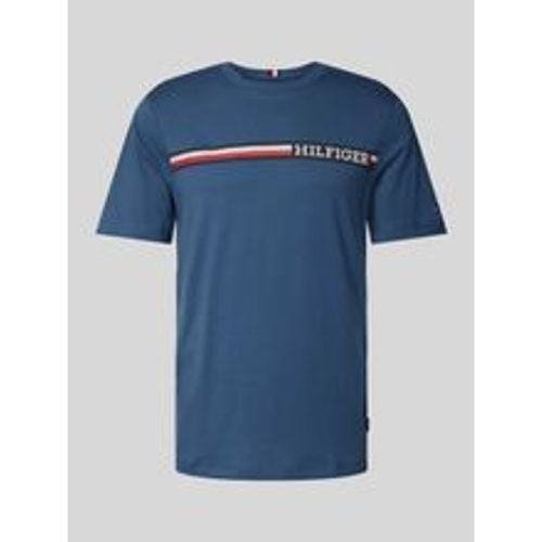 T-Shirt mit Label-Print - Tommy Hilfiger - Modalova